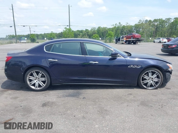 2015 Maserati Quattroporte S Q4 z VIN ZAM56RRA0F1141329, wystawiony jako IAAI lot #42095724 z przebiegiem 38 230 mil mil oraz . Historia ofert i sprzedaży dostępna na DreamBid. Obrazek 13.