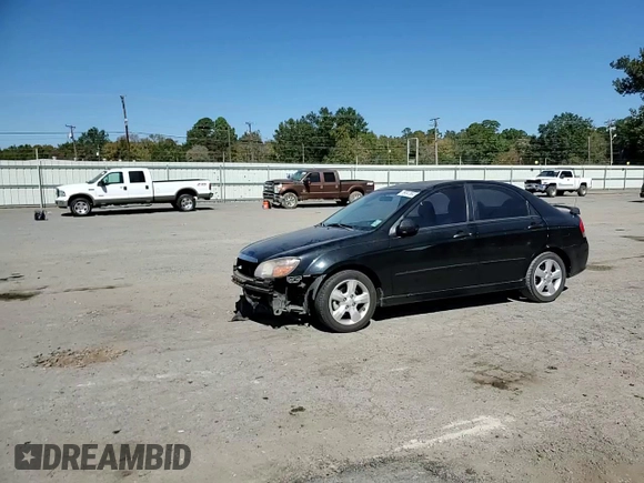 2009 Kia Spectra SX with VIN KNAFE221895022564, listed as a Copart auction lot 76997864 with 189,177 mi miles and Salvage Title. Bid and sale history available at carsss.com. Image 11.