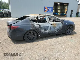 2020 Acura TLX w/Advance Pkg with VIN 19UUB3F82LA801832, listed as a Copart auction lot 65705254 with 0 mi miles and Non Repairable. Bid and sale history available at carsss.com. Image 3.