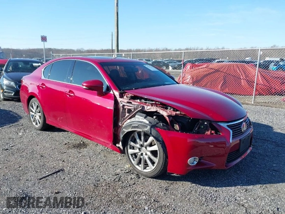 2015 Lexus GS with VIN JTHCE1BL4FA004310, listed as a IAAI auction lot 41597126 with 65,886 mi miles and . Bid and sale history available at carsss.com. Image 1.