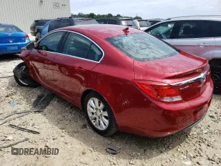 2013 Buick Regal with VIN 2G4GR5ER7D9232837, listed as a Copart auction lot 61958103 with 93,345 mi miles and Non Repairable. Bid and sale history available at carsss.com. Image 2.