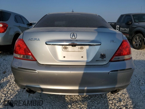 2008 Acura RL with VIN JH4KB16508C000911, listed as a Copart auction lot 68514854 with 147,546 mi miles and Salvage Title. Bid and sale history available at DreamBid. Image 6.