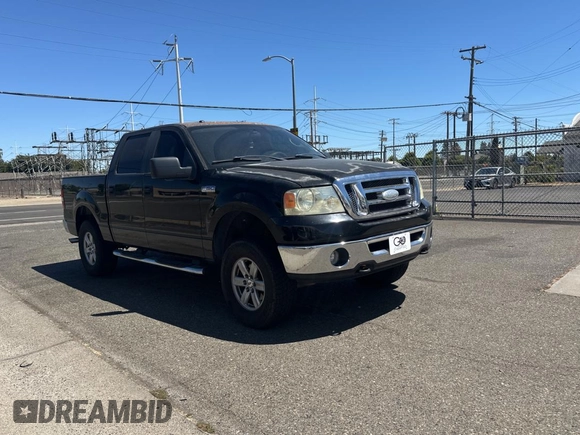 2007 Ford F-150 XLT with VIN 1FTPW14V37KD04897, listed as a Copart auction lot 66037465 with 188,945 mi miles and Clean title. Bid and sale history available at DreamBid. Image 1.