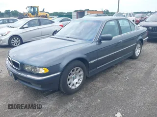 2001 BMW 7 Series 740i with VIN WBAGG834X1DN87354, listed as a IAAI auction lot 42749277 with Not provided miles and . Bid and sale history available at DreamBid. Image 2.