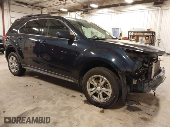 2015 Chevrolet Equinox LT with VIN 2GNALBEK7F1163587, listed as a IAAI auction lot 41845587 with 106,894 mi miles. Bid and sale history available at carsss.com. Image 1.