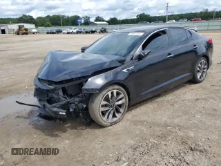 2015 Kia Optima SXL Turbo with VIN 5XXGR4A62FG493749, listed as a Copart auction lot 58897855 with 151,744 mi miles and Salvage title. Bid and sale history available at DreamBid. Image 1.