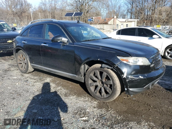 2006 Infiniti FX35 with VIN JNRAS08U86X100515, listed as a Copart auction lot 86855974 with 190,150 mi miles and Salvage Title. Bid and sale history available at carsss.com. Image 4.