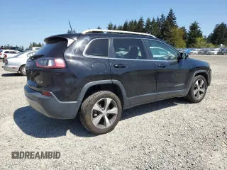2020 Jeep Cherokee Limited with VIN 1C4PJLDB5LD654322, listed as a Copart auction lot 55511785 with 80,098 mi miles and Salvage title. Bid and sale history available at DreamBid. Image 3.