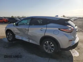 2017 Nissan Murano S with VIN 5N1AZ2MG7HN199894, listed as a Copart auction lot 52397785 with 49,930 mi miles and Salvage Title. Bid and sale history available at carsss.com. Image 2.