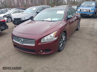 2010 Nissan Maxima 3.5 SV w/Sport Pkg with VIN 1N4AA5AP2AC809533, listed as a IAAI auction lot 41795703 with 132,961 mi miles. Bid and sale history available at carsss.com. Image 2.