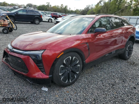 2024 Chevrolet Blazer EV eAWD RS with VIN 3GNKDCRJXRS186511, listed as a Copart auction lot 48778455 with 0 mi miles and Salvage Title. Bid and sale history available at carsss.com. Image 1.