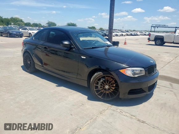 2012 BMW 1 Series 135i with VIN WBAUC9C51CVM13036, listed as a Copart auction lot 63093615 with Not provided miles and Clean title. Bid and sale history available at DreamBid. Image 4.