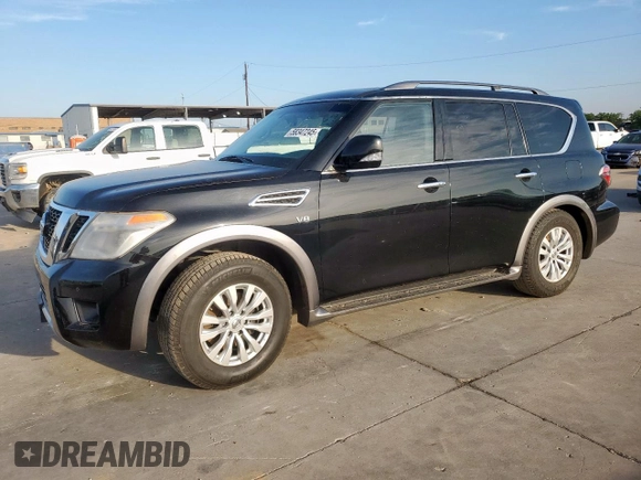 2017 Nissan Armada Platinum z VIN JN8AY2ND3H9003734, wystawiony jako Copart lot #58347245 z przebiegiem 184 581 mil mil oraz Czysty tytuł • Clean title. Historia ofert i sprzedaży dostępna na DreamBid. Obrazek 1.