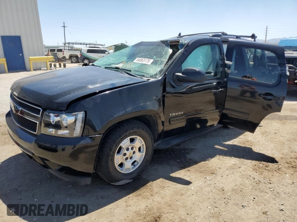 2011 Chevrolet Tahoe LS with VIN 1GNSCAE09BR384039, listed as a Copart auction lot 54063175 with Not provided miles and Salvage title. Bid and sale history available at DreamBid. Image 1.