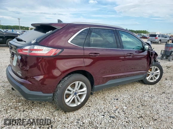 2020 Ford Edge SEL with VIN 2FMPK3J96LBB52242, listed as a Copart auction lot 60804145 with 42,287 mi miles and Salvage title. Bid and sale history available at DreamBid. Image 3.