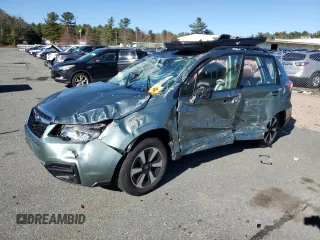 2018 Subaru Forester z VIN JF2SJABC1JH605586, wystawiony jako Copart lot #51370735 z przebiegiem Nie podano mil oraz Szkody całkowita. Historia ofert i sprzedaży dostępna na DreamBid. Obrazek 1.
