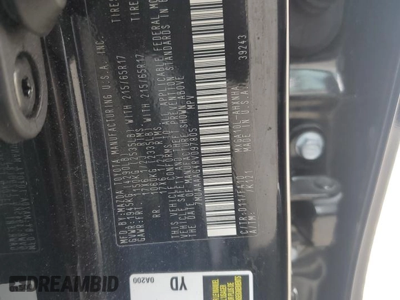 2024 Toyota Corolla Cross L with VIN 7MUAAAAG4RV097805, listed as a Copart auction lot 59846765 with 11,427 mi miles and Salvage title. Bid and sale history available at DreamBid. Image 13.
