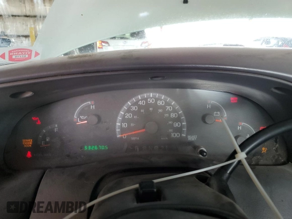 2003 Ford F-150 XL with VIN 1FTRF17243NB73840, listed as a Copart auction lot 58356935 with 332,670 mi miles and Salvage title. Bid and sale history available at DreamBid. Image 9.
