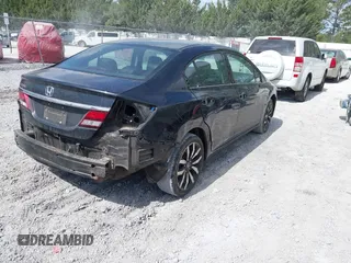 2015 Honda Civic EX-L with VIN 19XFB2F97FE027878, listed as a IAAI auction lot 42170801 with Not Provided miles and . Bid and sale history available at carsss.com. Image 4.