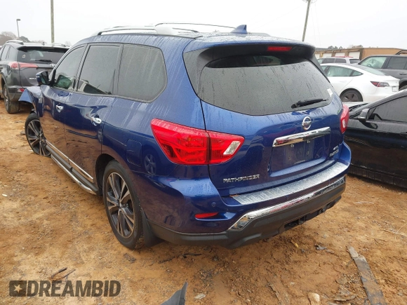 2020 Nissan Pathfinder Platinum with VIN 5N1DR2DM0LC610995, listed as a IAAI auction lot 41109334 with 94,065 mi miles. Bid and sale history available at carsss.com. Image 3.