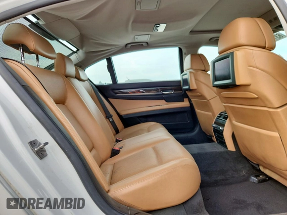 2012 BMW 7 Series 750Li xDrive with VIN WBAKC8C5XCC436134, listed as a Copart auction lot 63144905 with 64,282 mi miles and Salvage title. Bid and sale history available at DreamBid. Image 10.
