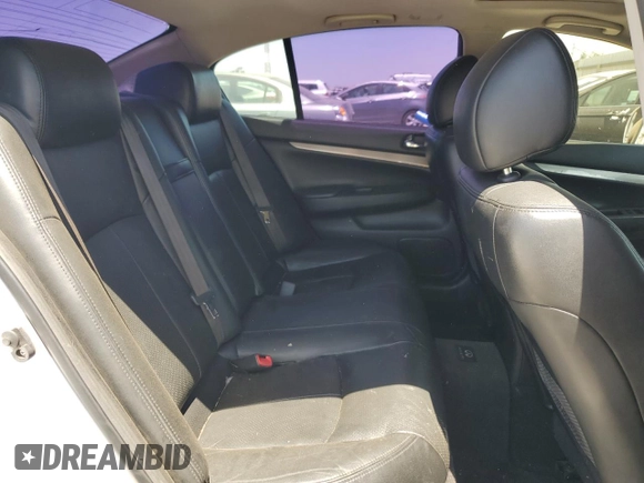 2013 Infiniti G37 Journey with VIN JN1CV6AP8DM722931, listed as a Copart auction lot 57911775 with 104,910 mi miles and Salvage title. Bid and sale history available at DreamBid. Image 10.