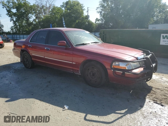 2003 Mercury Grand Marquis GS Convenience with VIN 2MEFM74W83X643500, listed as a Copart auction lot 54777175 with 226,423 mi miles and Salvage Title. Bid and sale history available at DreamBid. Image 4.