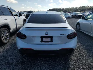 2023 BMW 2 Series 230i with VIN 3MW23CM01P8D05337, listed as a Copart auction lot 73953784 with 0 mi miles and Non Repairable. Bid and sale history available at carsss.com. Image 6.