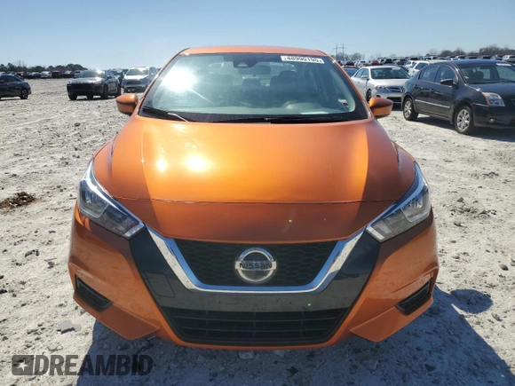 2022 Nissan Versa SV with VIN 3N1CN8EV5NL841939, listed as a Copart auction lot 48990195 with 57,076 mi miles and Salvage title. Bid and sale history available at DreamBid. Image 5.