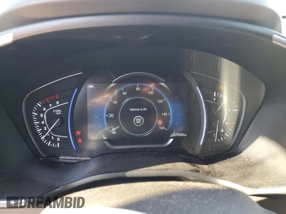 2020 Hyundai Santa Fe Limited with VIN 5NMS5CAA6LH273208, listed as a Copart auction lot 87245304 with 57,534 mi miles and Salvage Title. Bid and sale history available at carsss.com. Image 9.