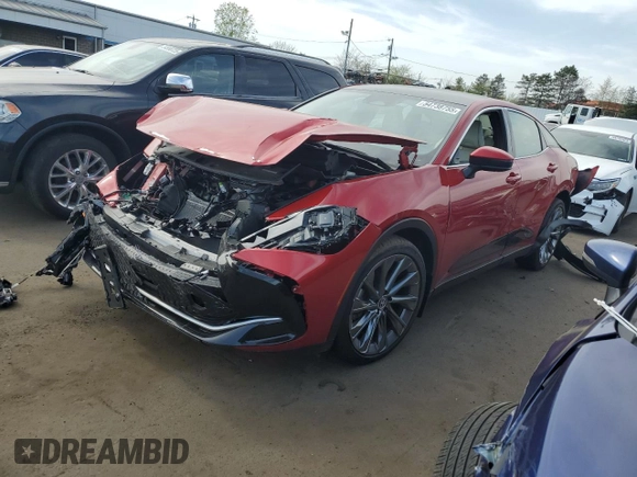 2024 Toyota Crown XLE with VIN JTDAAAAF7R3022650, listed as a Copart auction lot 54738755 with 15,986 mi miles and Salvage title. Bid and sale history available at DreamBid. Image 1.