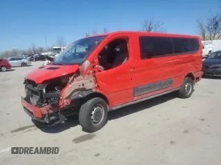 2016 Ford Transit Wagon XL with VIN 1FBZX2ZM4GKA58006, listed as a Copart auction lot 49233995 with 146,819 mi miles and Salvage Title. Bid and sale history available at carsss.com. Image 1.