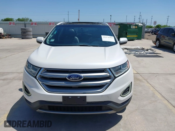 2015 Ford Edge SEL with VIN 2FMTK3J97FBC16209, listed as a IAAI auction lot 41974393 with 129,608 mi miles. Bid and sale history available at carsss.com. Image 13.
