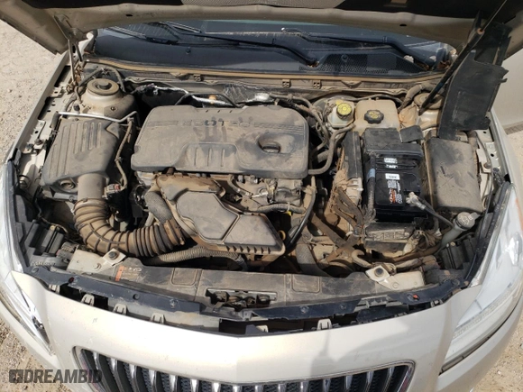 2012 Buick Regal Premium 1 with VIN 2G4GS5EK2C9142548, listed as a Copart auction lot 46497415 with 139,197 mi miles and Salvage Title. Bid and sale history available at carsss.com. Image 13.