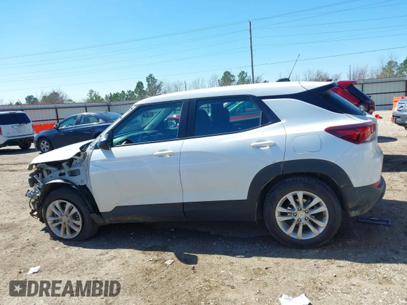 2023 Chevrolet TrailBlazer LS with VIN KL79MMS2XPB205645, listed as a IAAI auction lot 41646331 with 59,391 mi miles and . Bid and sale history available at DreamBid. Image 15.