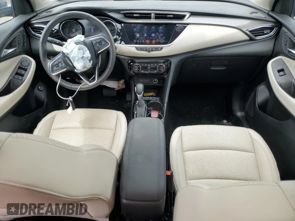2021 Buick Encore GX Essence with VIN KL4MMGSL6MB168476, listed as a Copart auction lot 64401285 with 19,609 mi miles and Salvage title. Bid and sale history available at DreamBid. Image 8.