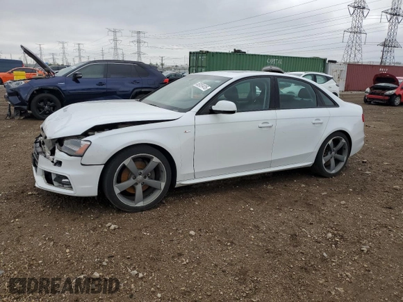 2014 Audi A4 Premium Plus z VIN WAUFFAFL3EN008066, wystawiony jako Copart lot #55151415 z przebiegiem 116 554 mil mil oraz Szkoda całkowita • Salvage title. Historia ofert i sprzedaży dostępna na DreamBid. Obrazek 1.