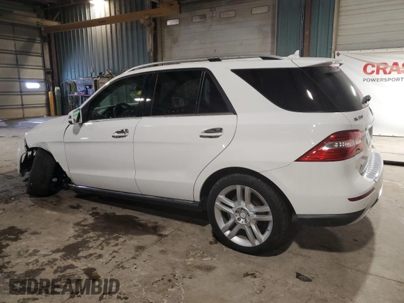 2014 Mercedes-Benz M 350 with VIN 4JGDA2EB2EA286578, listed as a Copart auction lot 45470435 with 121,968 mi miles and Salvage Title. Bid and sale history available at DreamBid. Image 2.