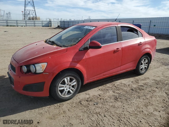2013 Chevrolet Sonic LT with VIN 1G1JC5SG3D4183985, listed as a Copart auction lot 52652935 with 153,295 mi miles and Clean Title. Bid and sale history available at carsss.com. Image 1.