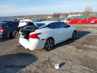 2016 Nissan Maxima SV with VIN 1N4AA6AP3GC377470, listed as a IAAI auction lot 40946380 with 85,768 mi miles and . Bid and sale history available at carsss.com. Image 4.