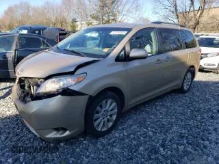 2013 Toyota Sienna LE with VIN 5TDJK3DC4DS059494, listed as a Copart auction lot 51816005 with 188,020 mi miles and Clean Title. Bid and sale history available at carsss.com. Image 1.