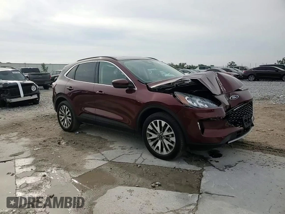 2021 Ford Escape Titanium with VIN 1FMCU9J91MUA79093, listed as a Copart auction lot 49645735 with 41,185 mi miles and Salvage Title. Bid and sale history available at carsss.com. Image 12.