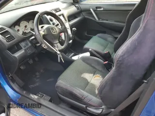 2004 Honda Civic Si with VIN SHHEP335X4U504930, listed as a Copart auction lot 86808894 with 280,060 mi miles and Salvage Title. Bid and sale history available at DreamBid. Image 7.