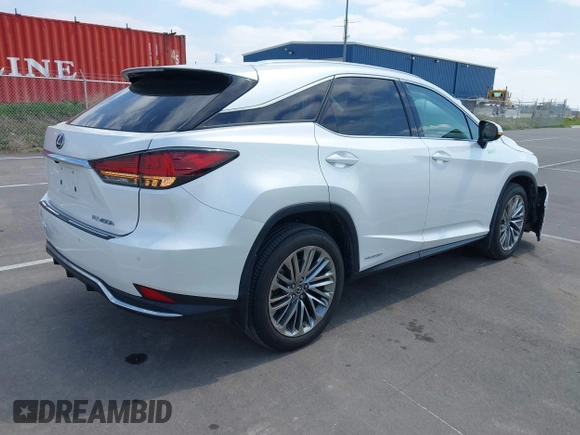 2022 Lexus RX 450h с VIN 2T2JGMDA1NC076975, выставлен на аукционе IAAI как лот 42030488 с пробегом 31 665 миль миль и . История ставок и продаж доступна на DreamBid. Изображение 4.