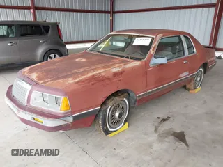 1984 Ford Thunderbird with VIN 1FABP4630EA111572, listed as a IAAI auction lot 41569309 with 7,919 mi miles and . Bid and sale history available at DreamBid. Image 2.