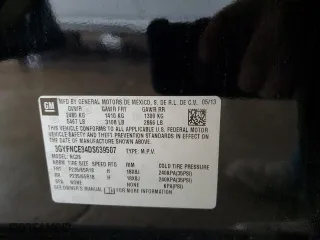 2013 Cadillac SRX Luxury Collection with VIN 3GYFNCE34DS639507, listed as a Copart auction lot 48424275 with 160,186 mi miles and Salvage Title. Bid and sale history available at carsss.com. Image 14.