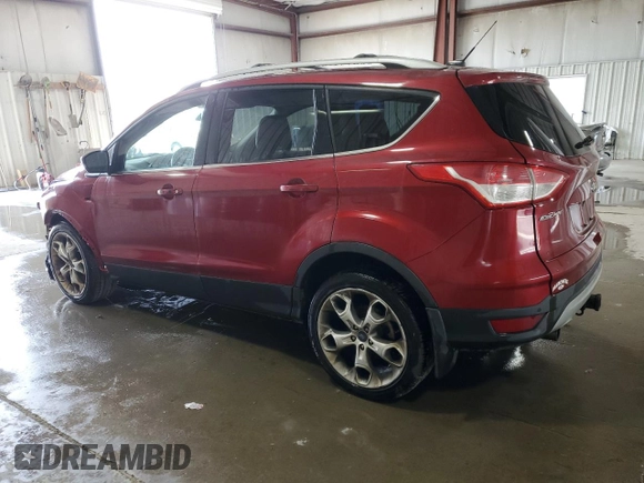 2013 Ford Escape Titanium with VIN 1FMCU9J90DUA69963, listed as a Copart auction lot 61935255 with 99,244 mi miles and Salvage title. Bid and sale history available at DreamBid. Image 2.