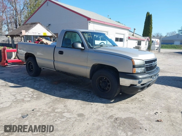 2006 Chevrolet Silverado 1500 Work Truck with VIN 3GCEK14X56G274246, listed as a IAAI auction lot 42099799 with 103,673 mi miles. Bid and sale history available at carsss.com. Image 1.