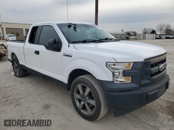 2017 Ford F-150 XL with VIN 1FTEX1C80HKD03319, listed as a Copart auction lot 52503605 with 0 mi miles and Clean Title. Bid and sale history available at carsss.com. Image 4.