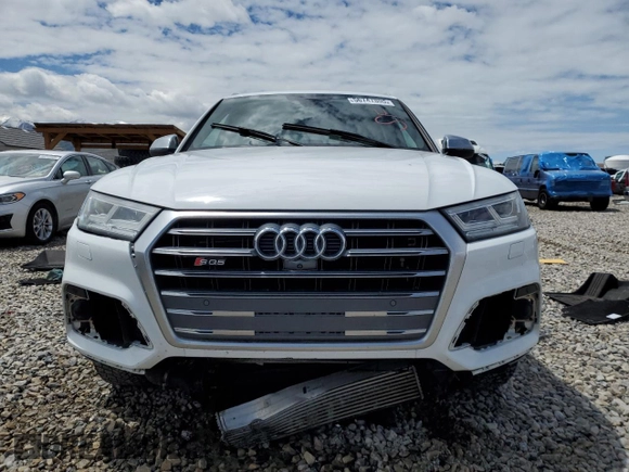 2018 Audi SQ5 Prestige with VIN WA1C4AFY6J2098746, listed as a Copart auction lot 56747805 with 47,566 mi miles and Salvage title. Bid and sale history available at DreamBid. Image 5.